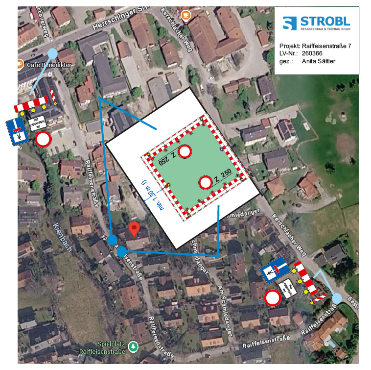 2026 07 13bis17 Vollsperrung Raiffeisenstrasse