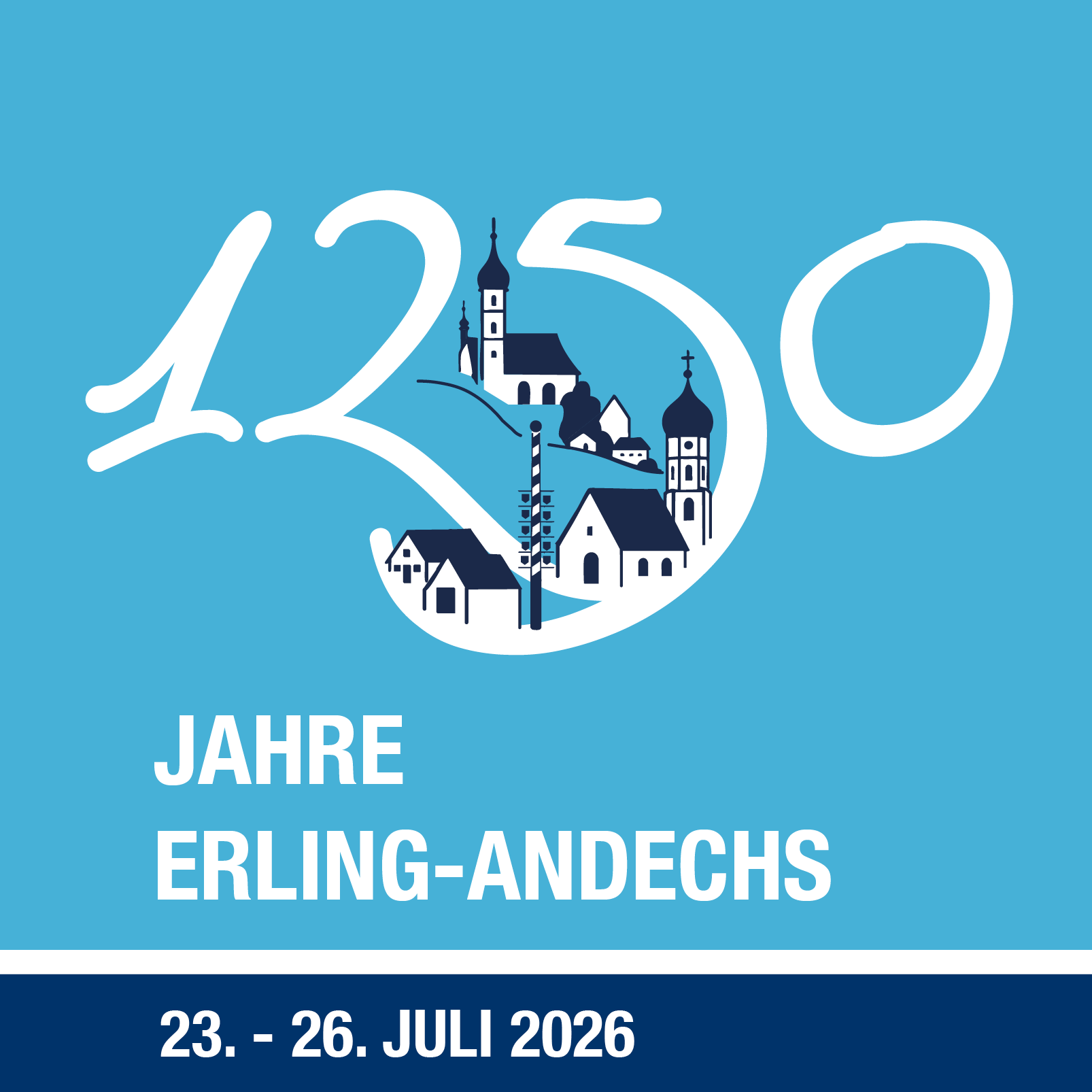 1250 Jahre Erling KeyVisual Quadratisch
