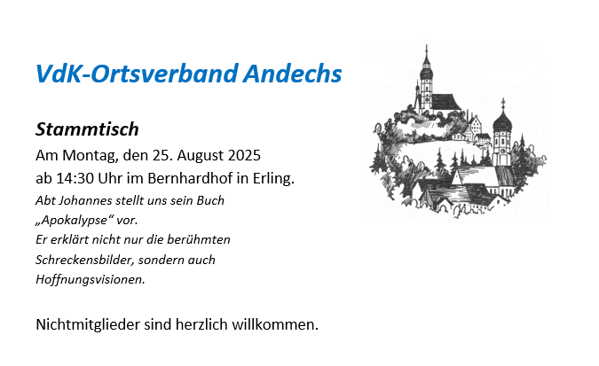 2025 08 25 VdK Stammtisch