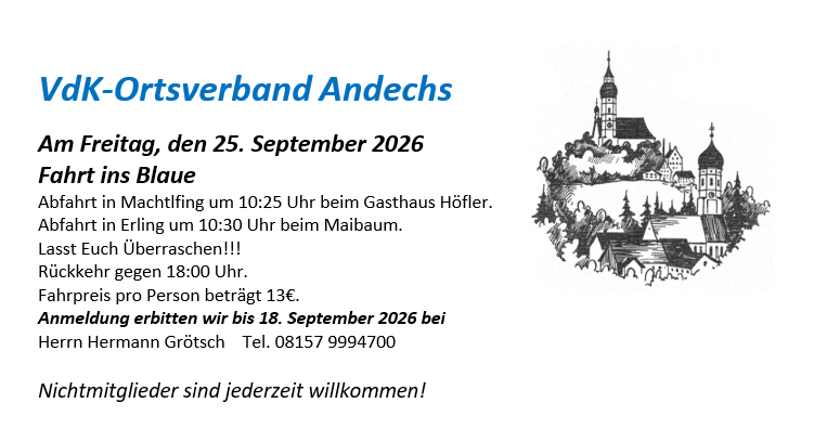 2026 09 25 VdK FahrtinsBlaue